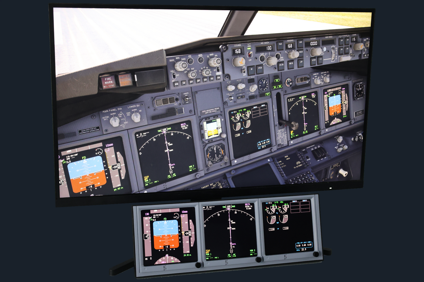 SW Instrument Display Set - flight sim cockpit display for MSFS and X-Plane
