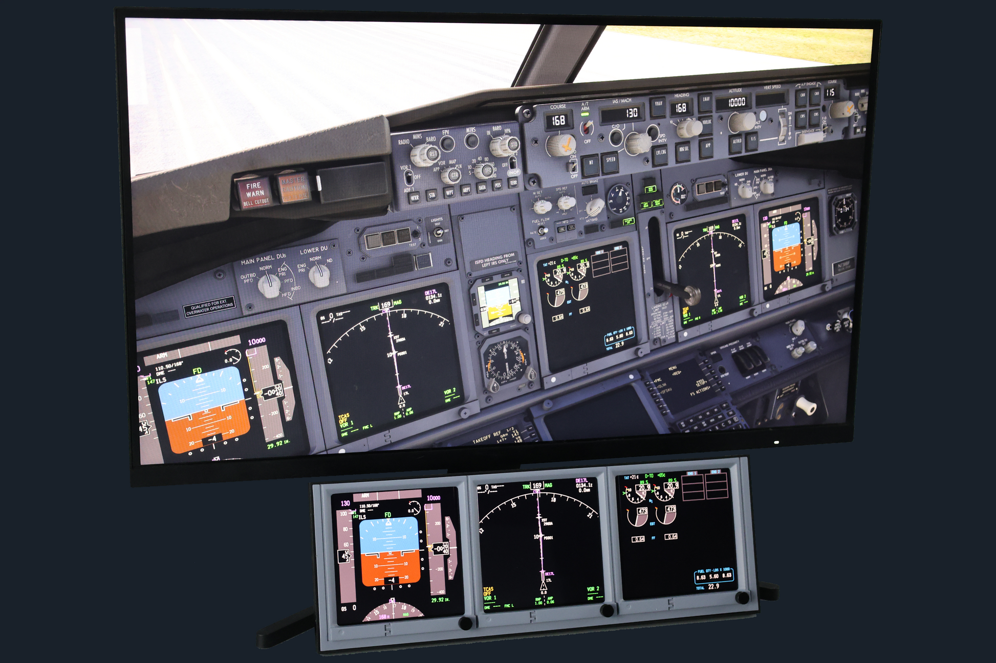 SW Instrument Display Set - flight sim cockpit display for MSFS and X-Plane