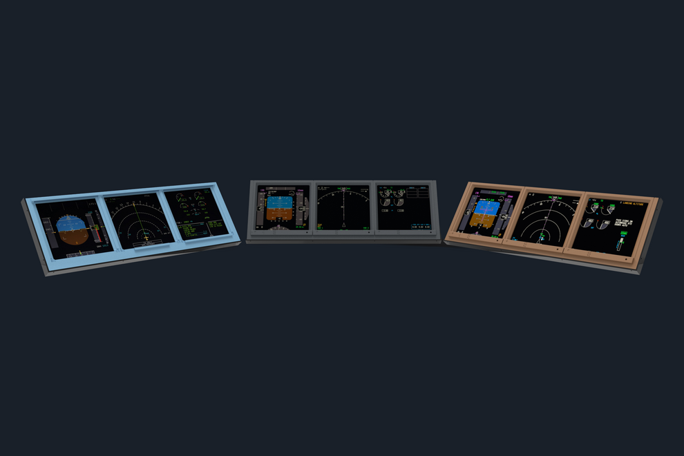 SW Instrument Display Set – Sim Workshop