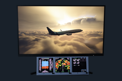 SW Instrument Display Set 777 variant - wide body cockpit display for flight sim