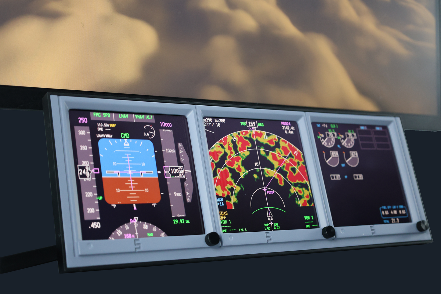 SW Instrument Display Set - flight sim cockpit display for MSFS and X-Plane