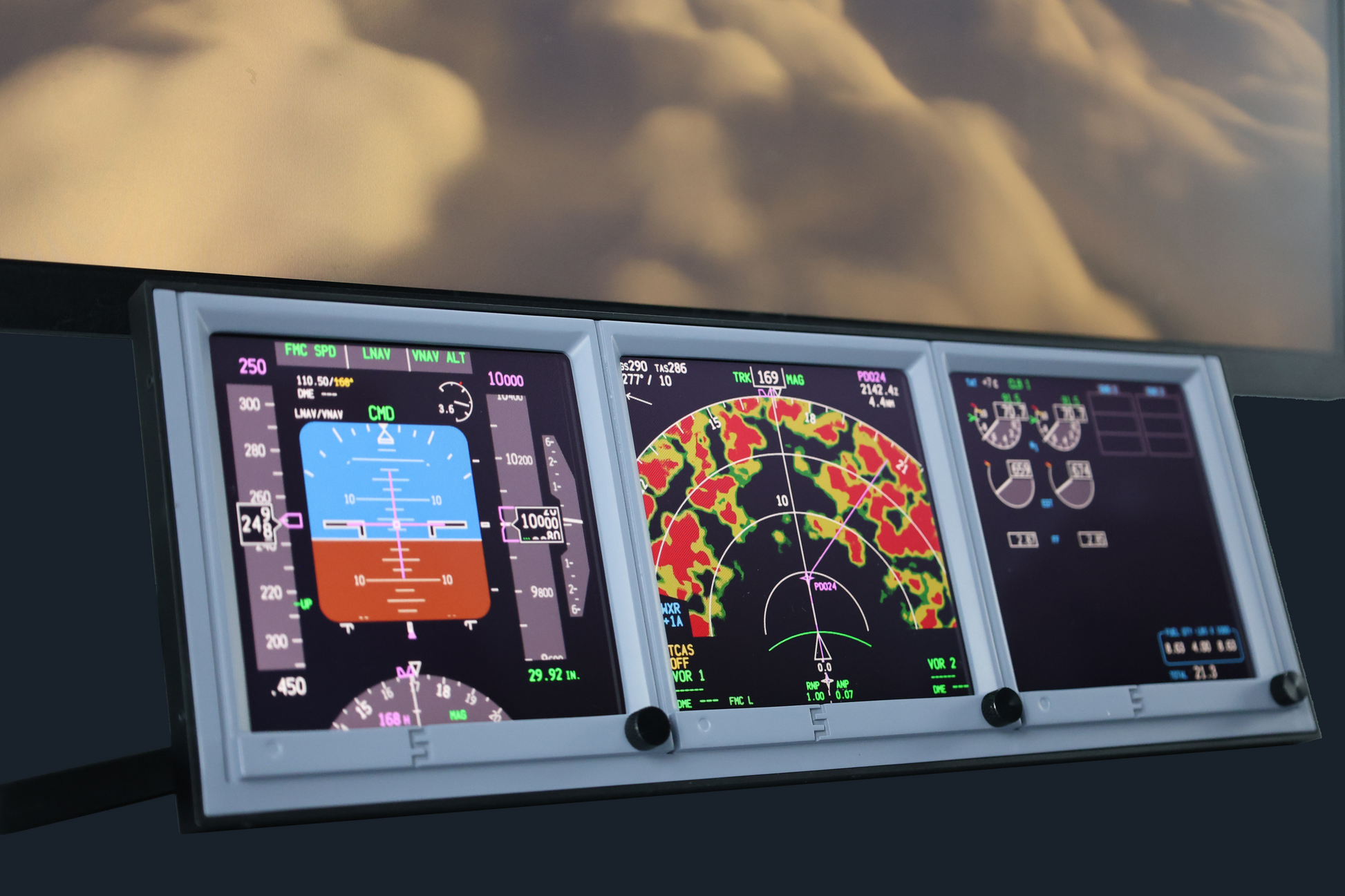 SW Instrument Display Set - flight sim cockpit display for MSFS and X-Plane
