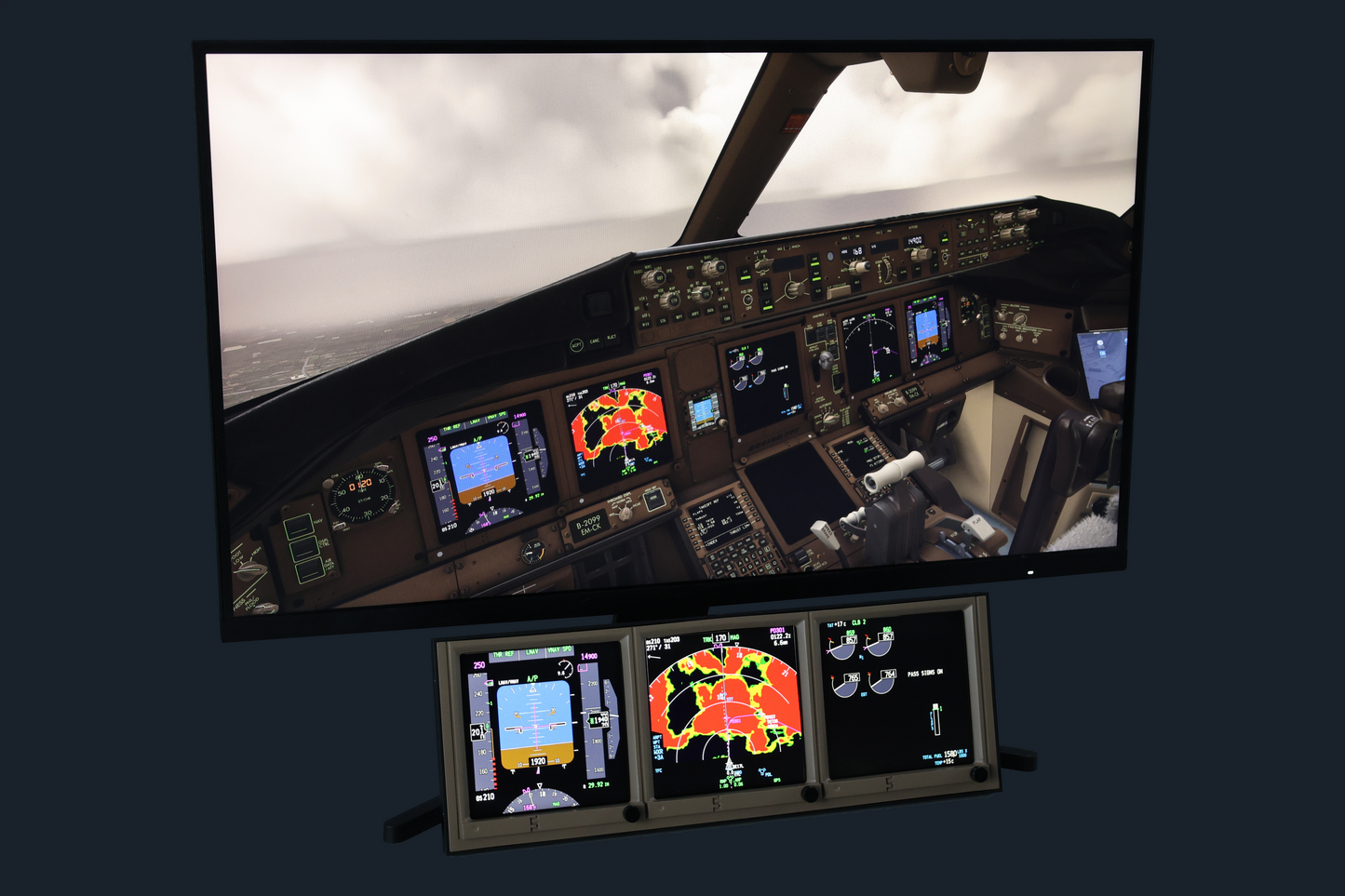 SW Instrument Display Set - flight sim cockpit display for MSFS and X-Plane