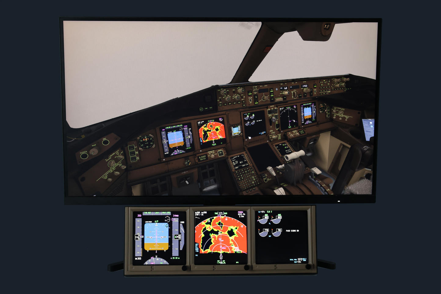 SW Instrument Display Set - flight sim cockpit display for MSFS and X-Plane