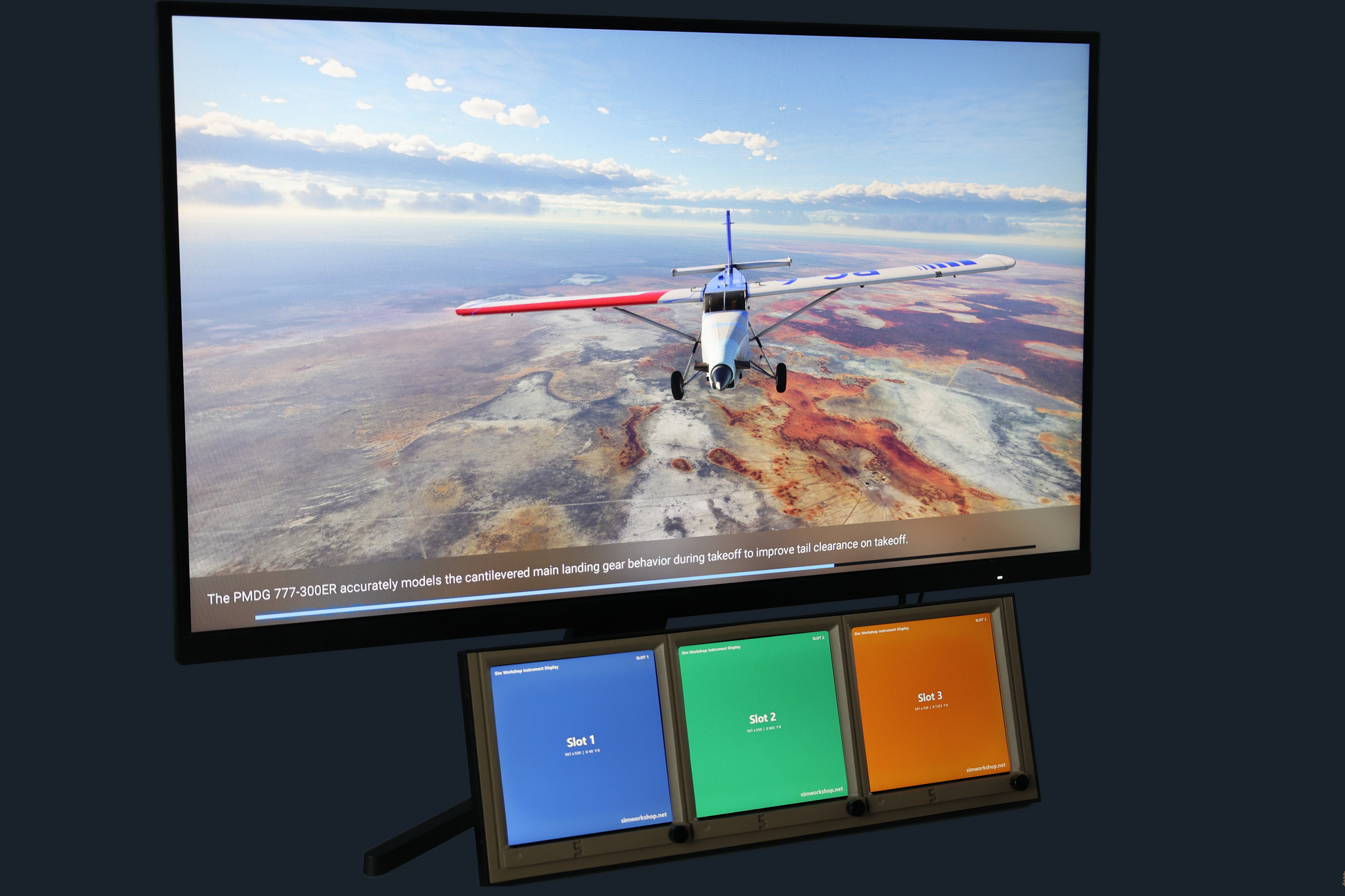 SW Instrument Display Set - flight sim cockpit display for MSFS and X-Plane
